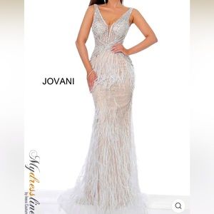 Jovani 03023 Off-white Size 0